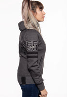 Queen Kerosin - Sweatjacke mit Kapuze «Gasoline Junkies»