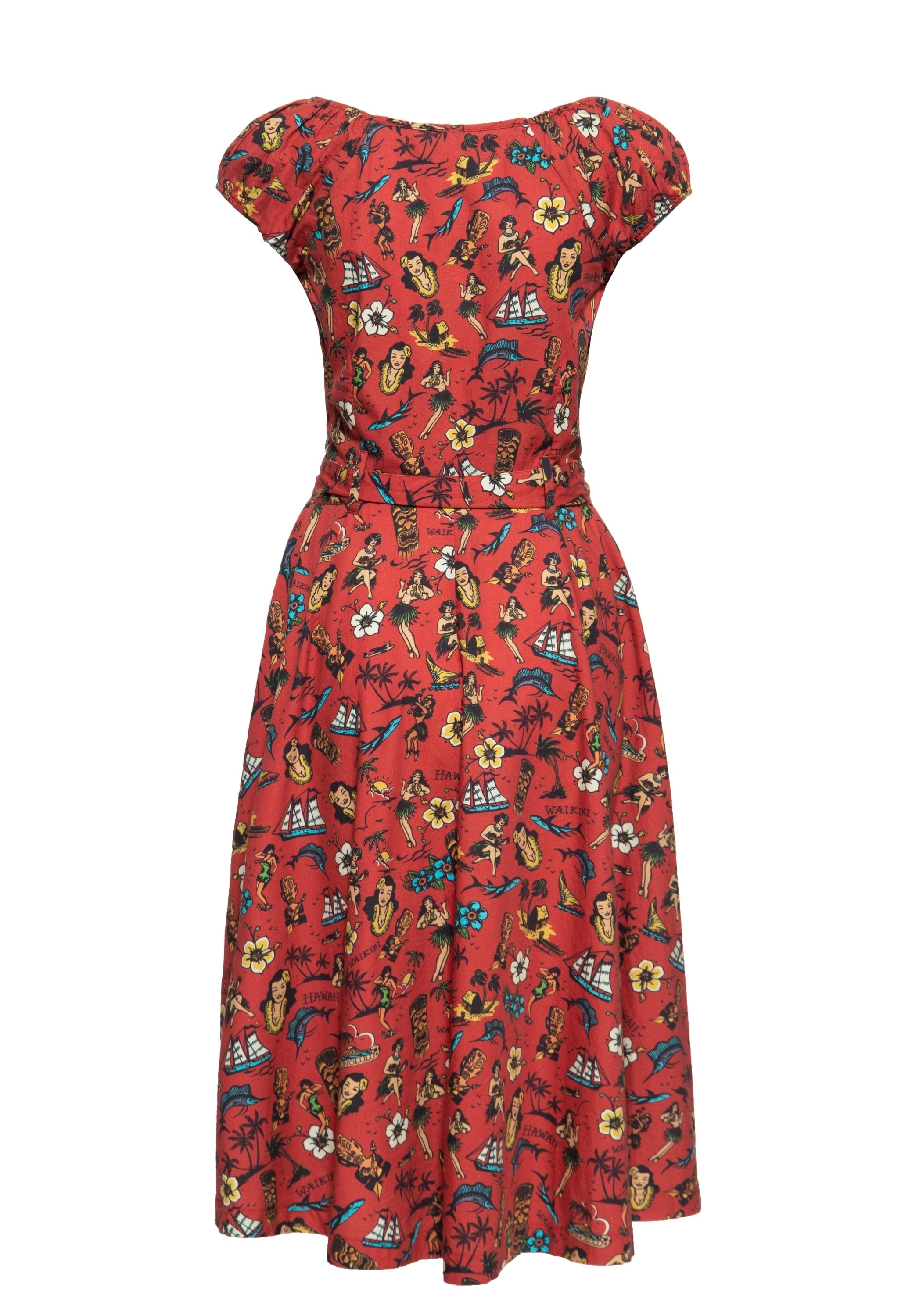 Queen Kerosin - Swing Kleid «Hawaii»