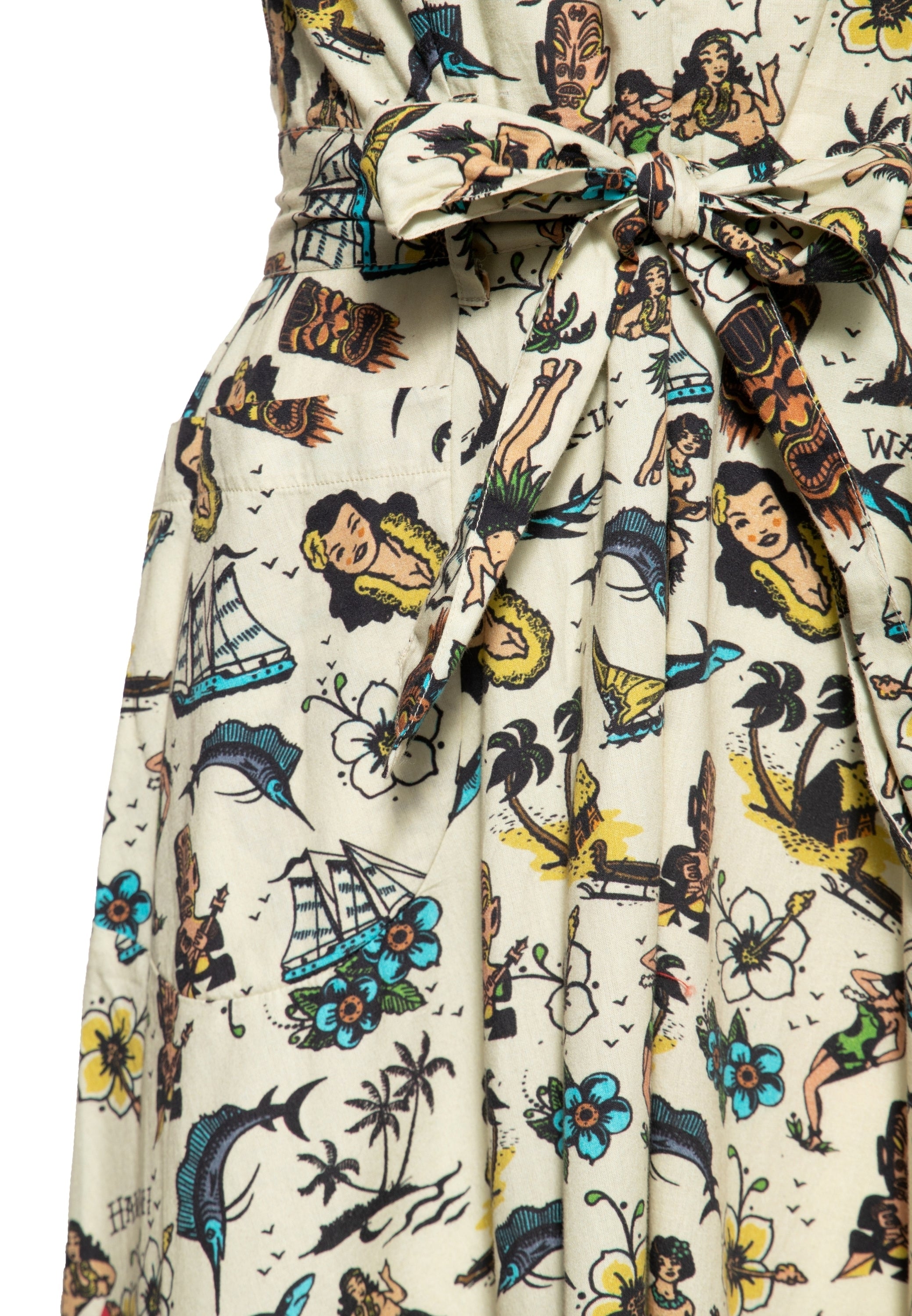 Queen Kerosin - Swing Kleid «Hawaii»