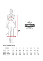 Queen Kerosin - Swing Kleid in Wickel-Optik