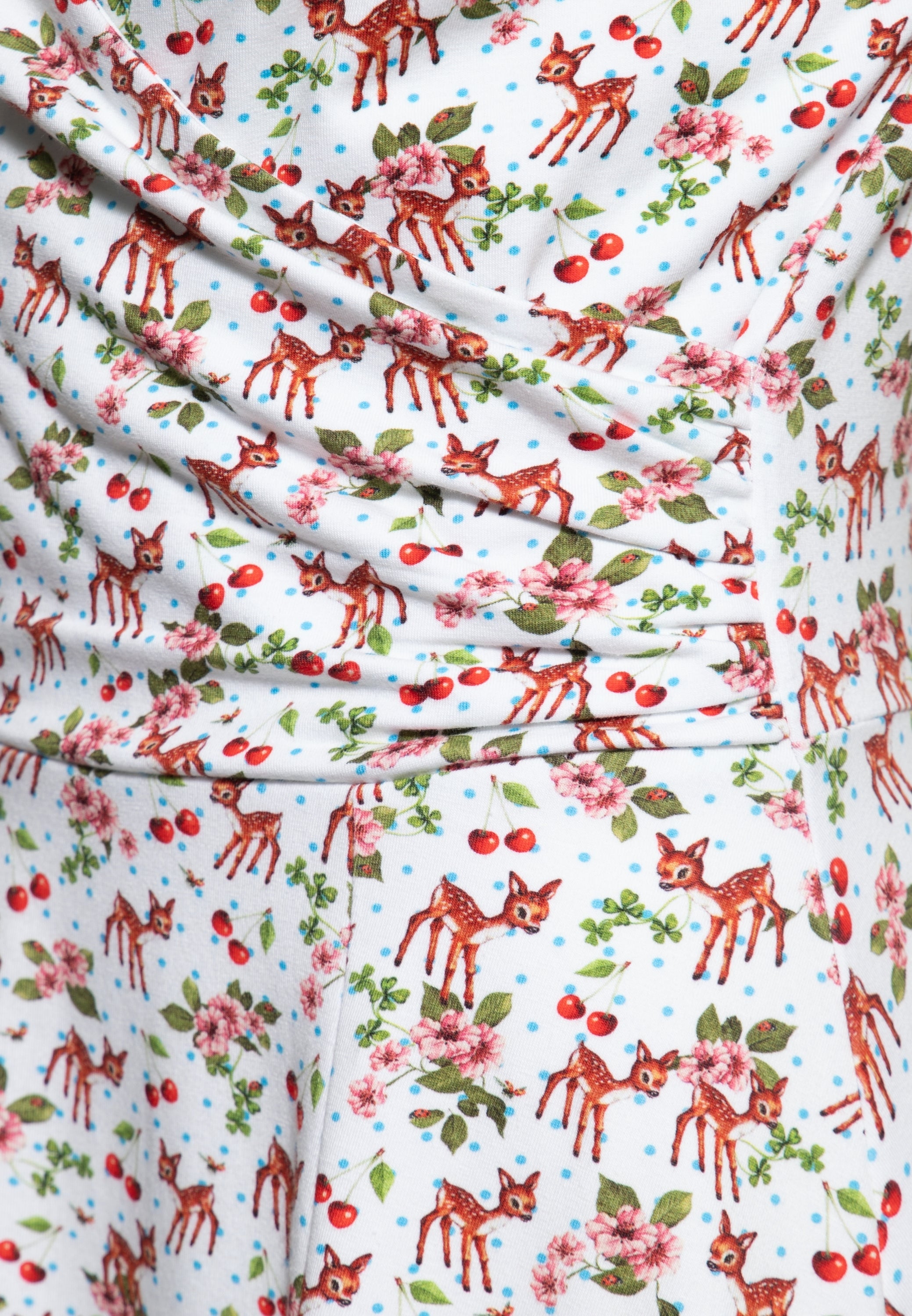 Queen Kerosin - Swing Kleid in Wickel-Optik