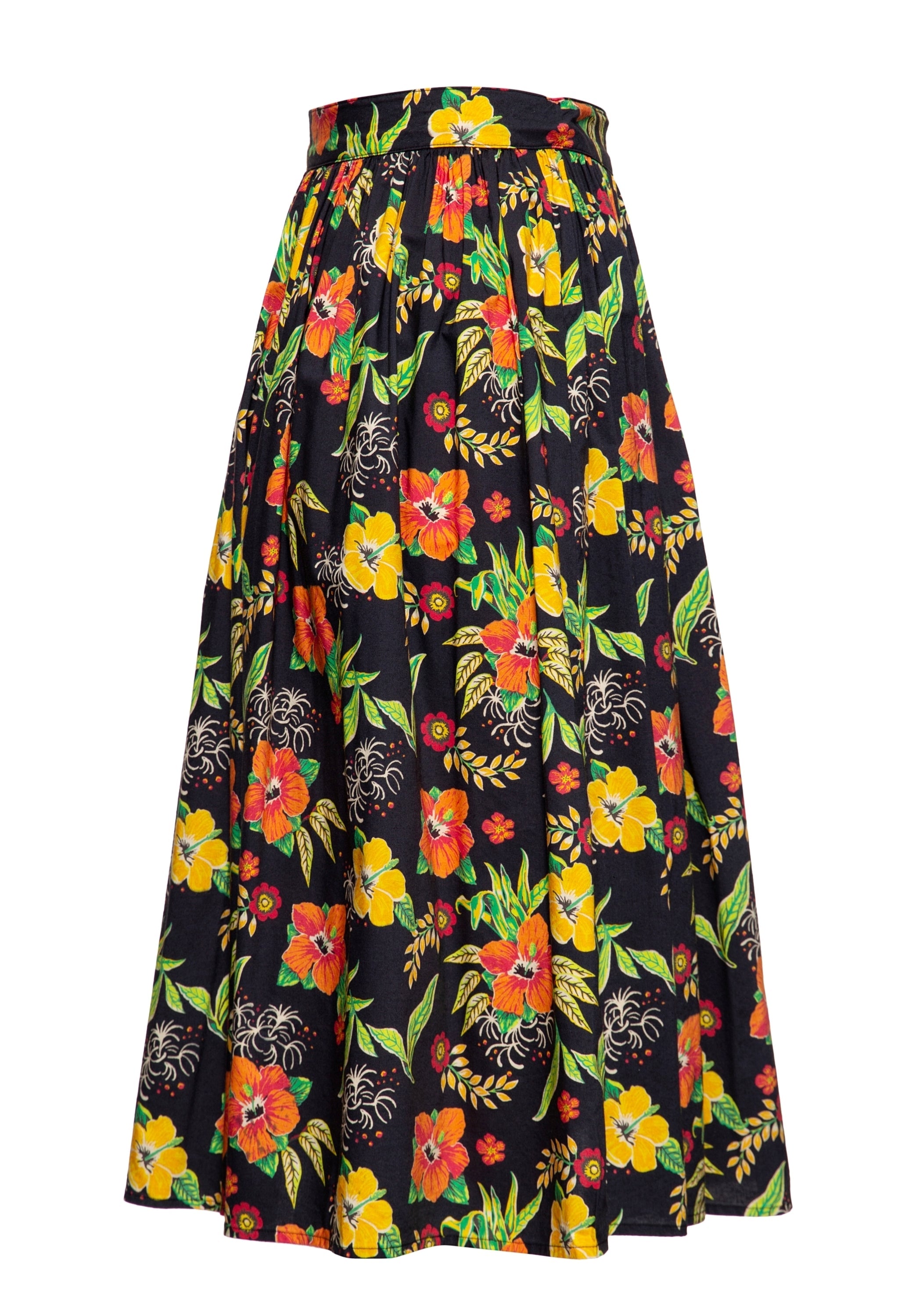 Queen Kerosin - Swing Wickelrock «Hibiskus»