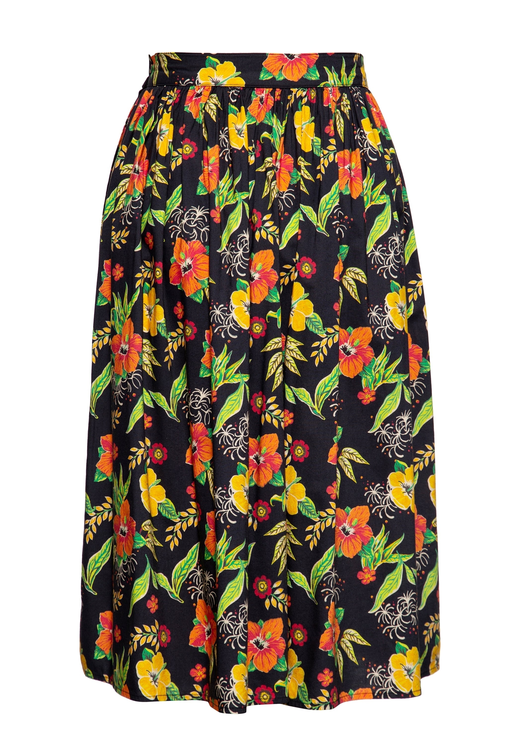 Queen Kerosin - Swing Wickelrock «Hibiskus»