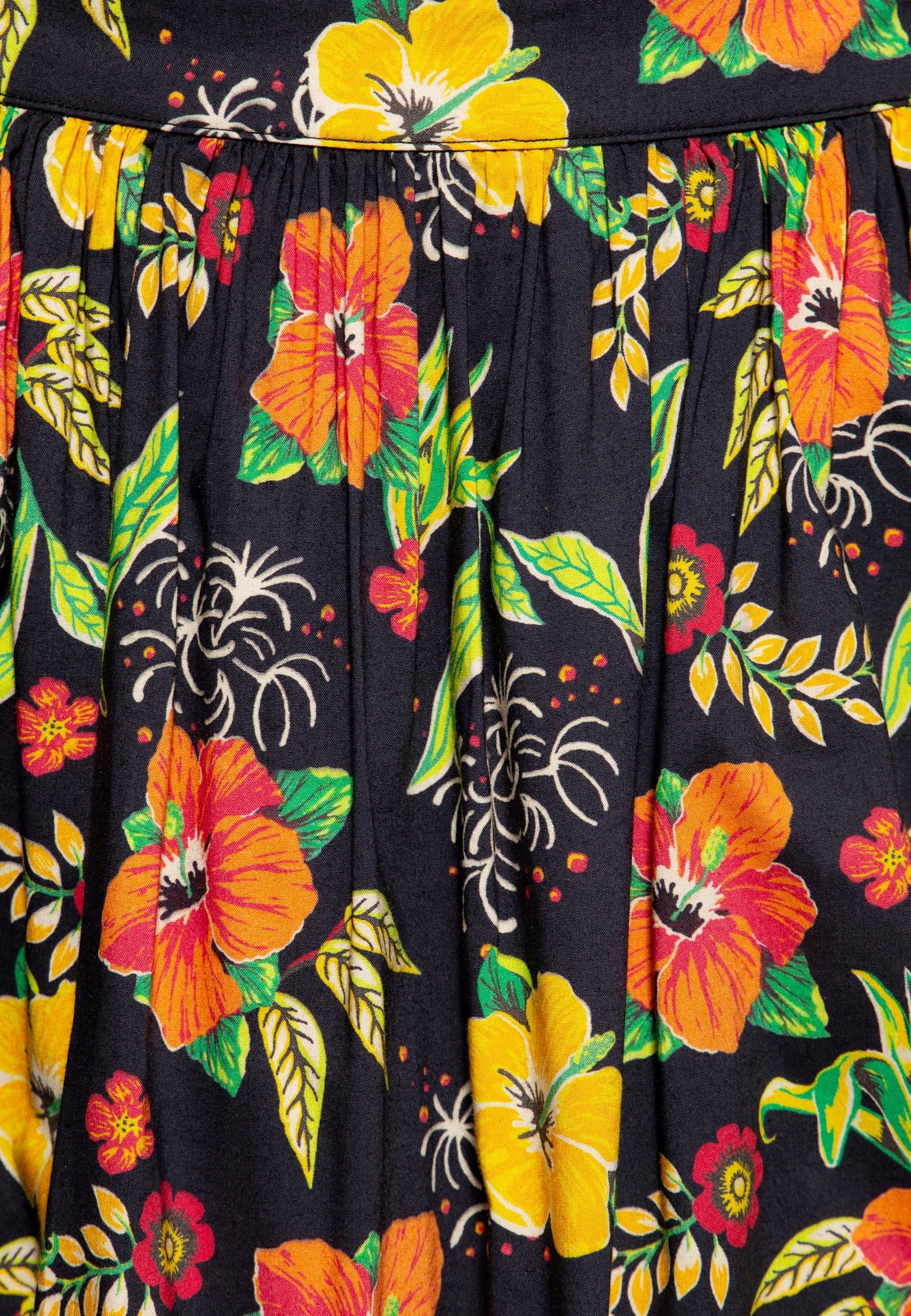 Queen Kerosin - Swing Wickelrock «Hibiskus»