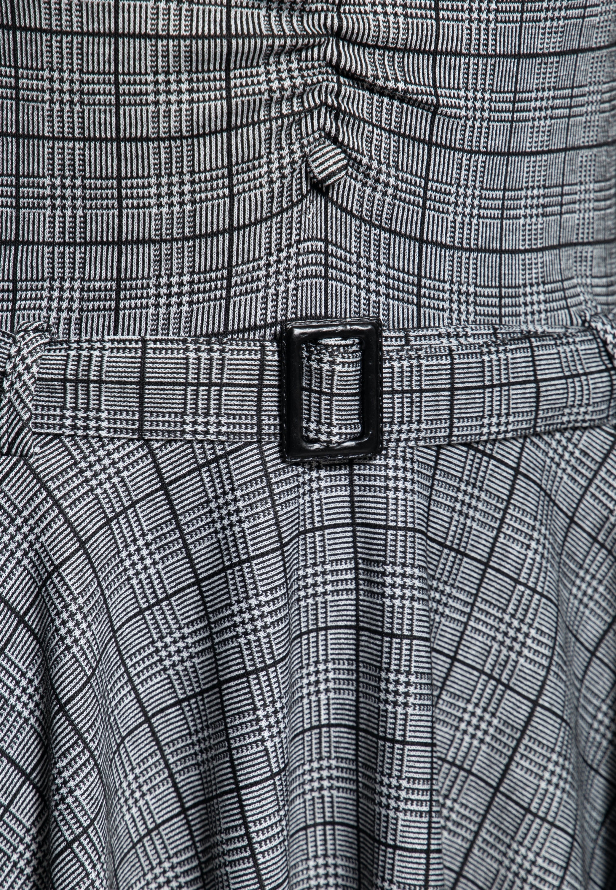 Queen Kerosin - Swingkleid in Karo-Optik