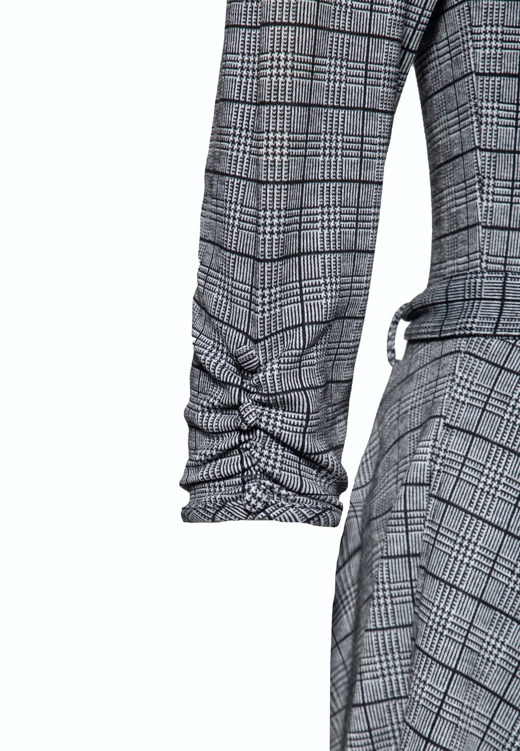 Queen Kerosin - Swingkleid in Karo-Optik