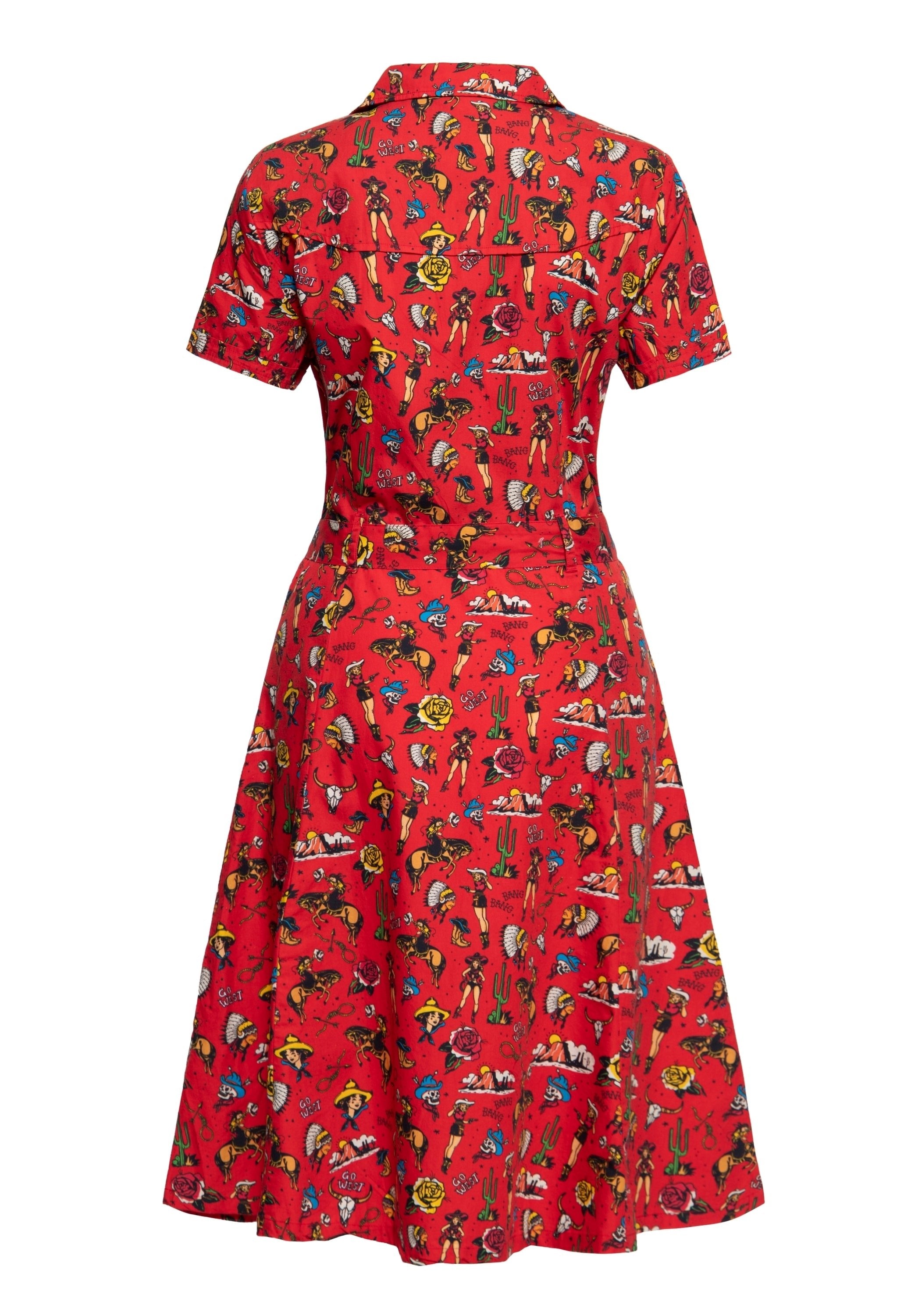 Queen Kerosin - Swingkleid «Western Oldschool»