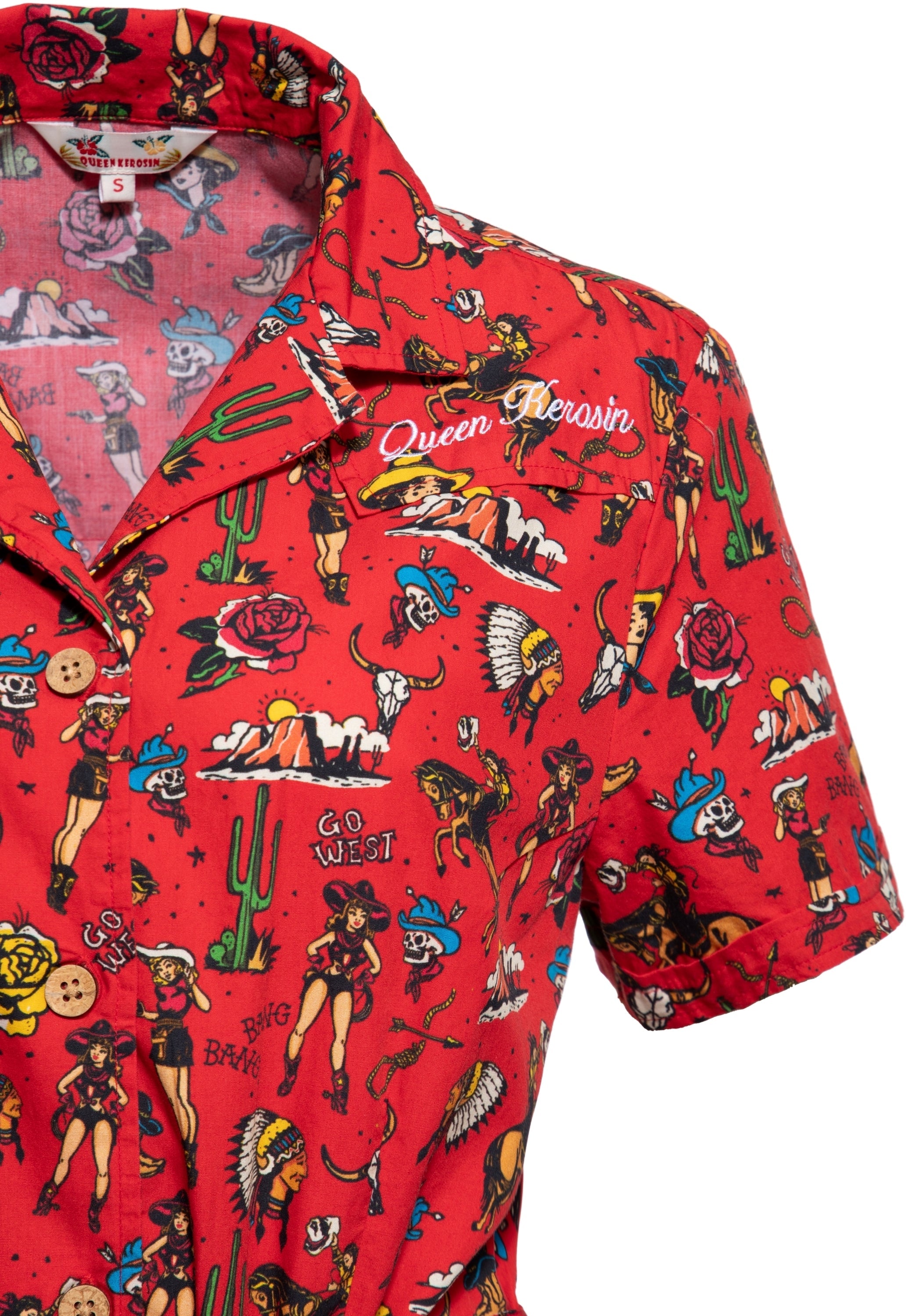 Queen Kerosin - Swingkleid «Western Oldschool»