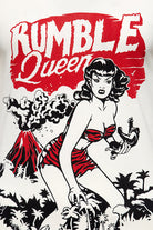 Queen Kerosin - T-Shirt im Vintage Look «Rumble Queen»