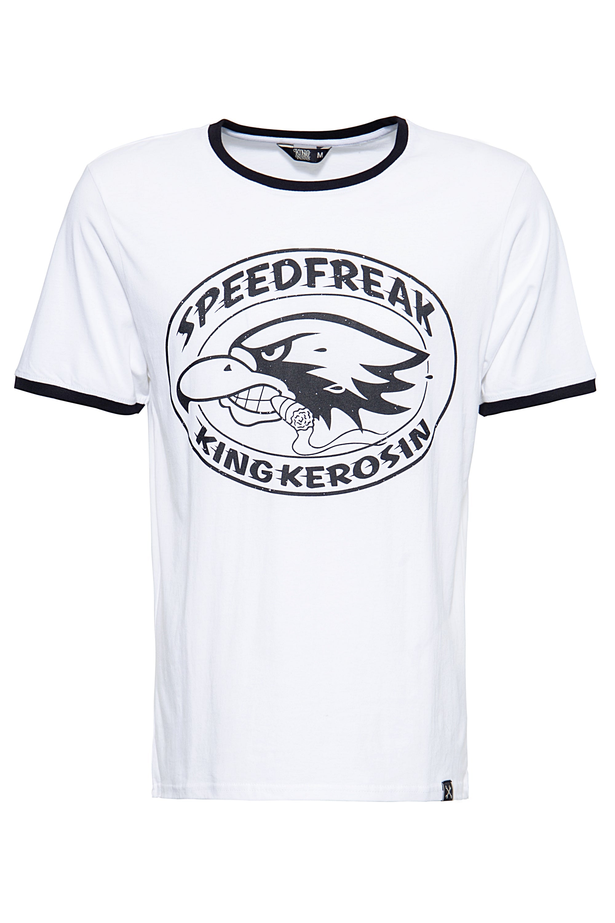 King Kerosin - T-Shirt in angesagter Ringer-Optik «Speedfreak»