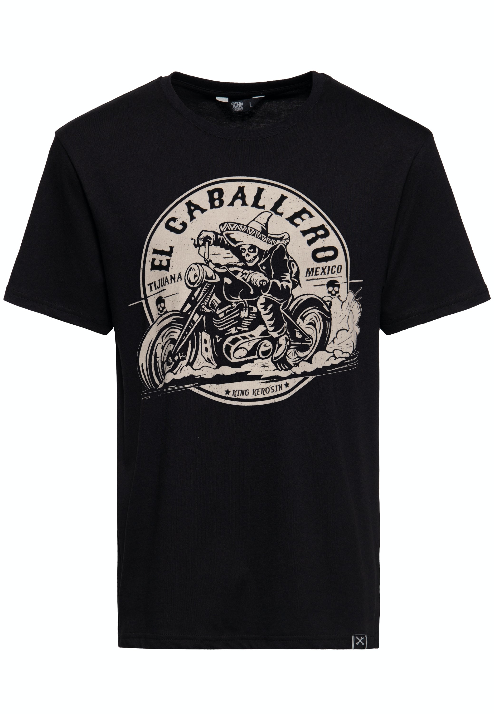 King Kerosin - T-Shirt mit Front Print «El Caballero»