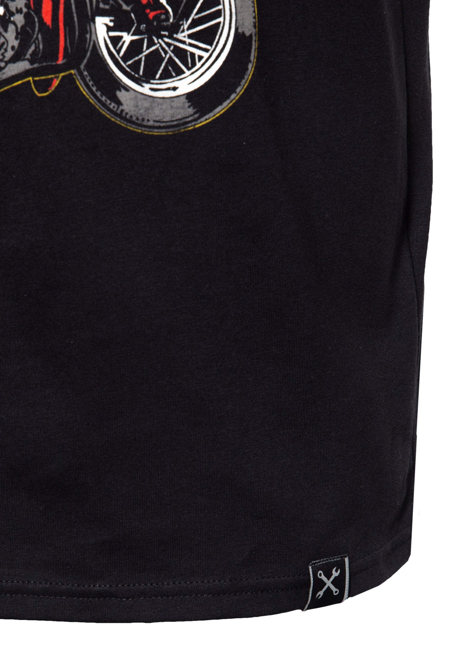 King Kerosin - T-Shirt mit Print in der Front «Road of Sin»