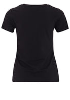 Queen Kerosin - T-Shirt mit V-Ausschnitt «Tune Up»