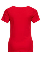 Queen Kerosin - T-Shirt mit V-Ausschnitt «Tune Up»