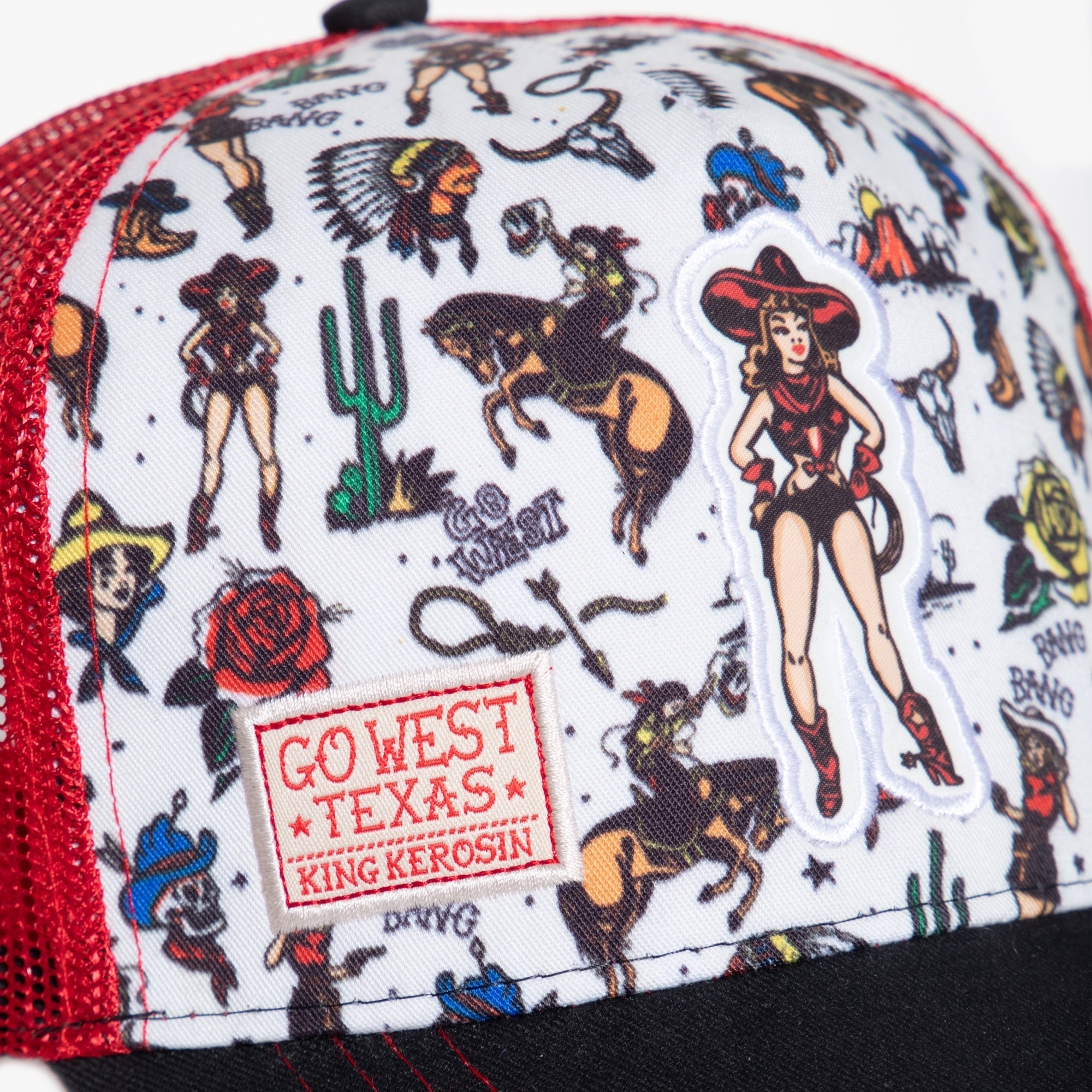 Trucker Cap «Go West Texas» Trucker Cap von King Kerosin