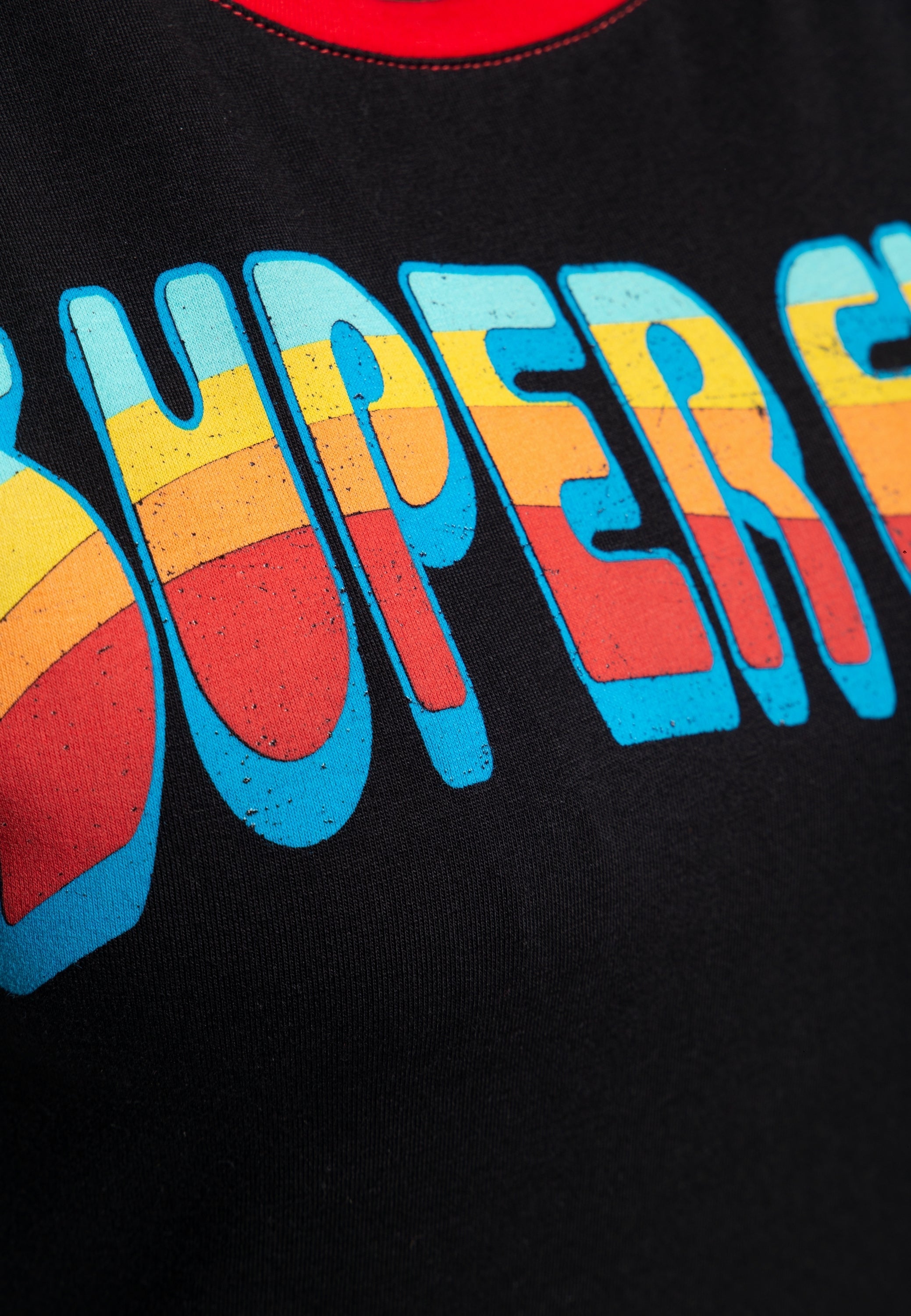 Queen Kerosin - Vintage Ringer T-Shirt «Super Cutie»