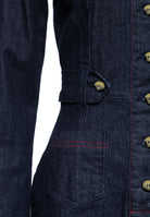 Queen Kerosin - Western Pencil Kleid «Roses»