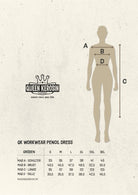 Queen Kerosin - Workwear Bleistiftkleid