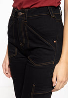 Queen Kerosin - Workwear Damen Jeanshose