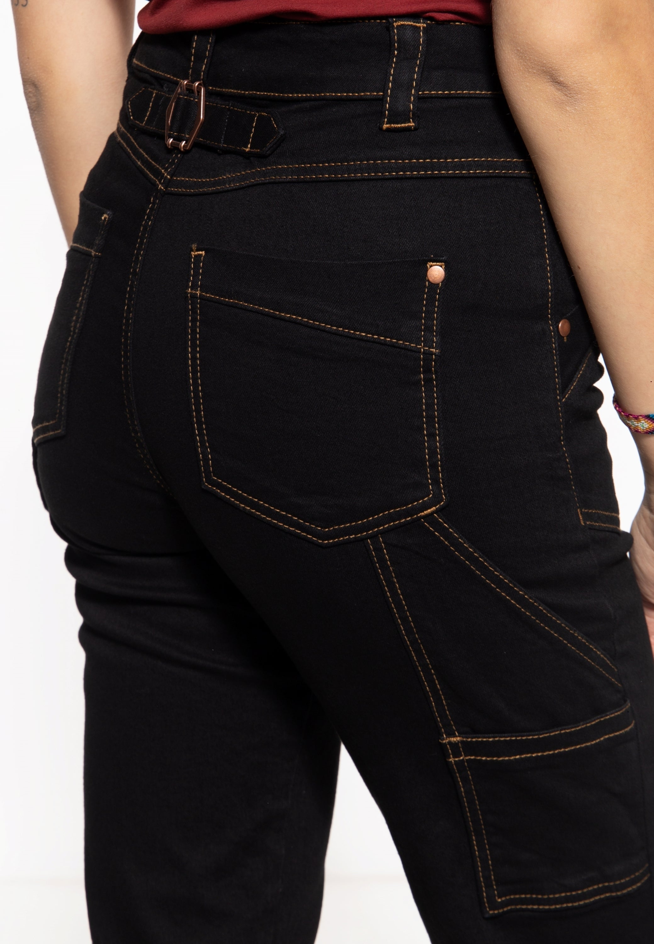 Queen Kerosin - Workwear Damen Jeanshose