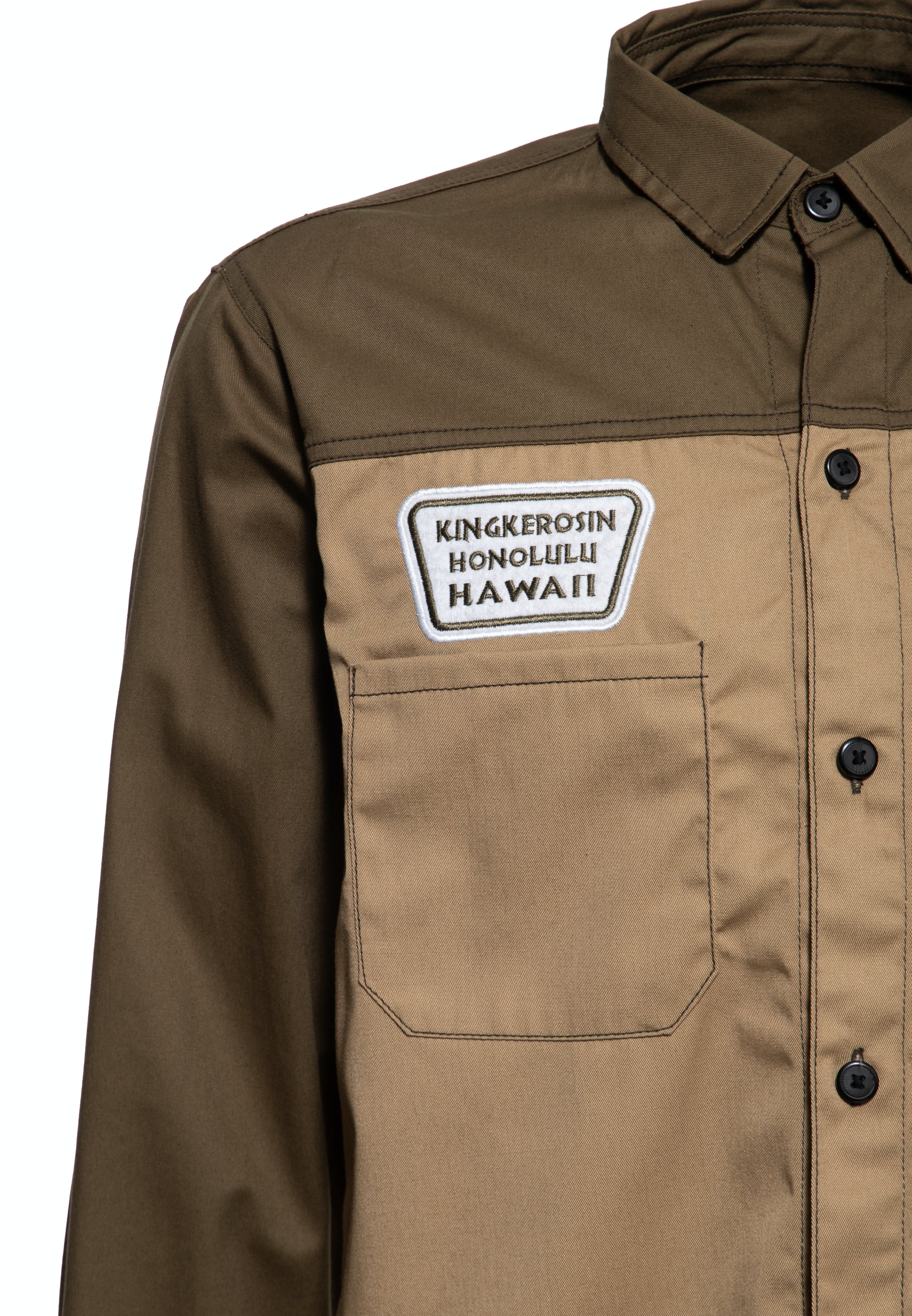 King Kerosin - Workwear Hemd Langarm «The Islander»