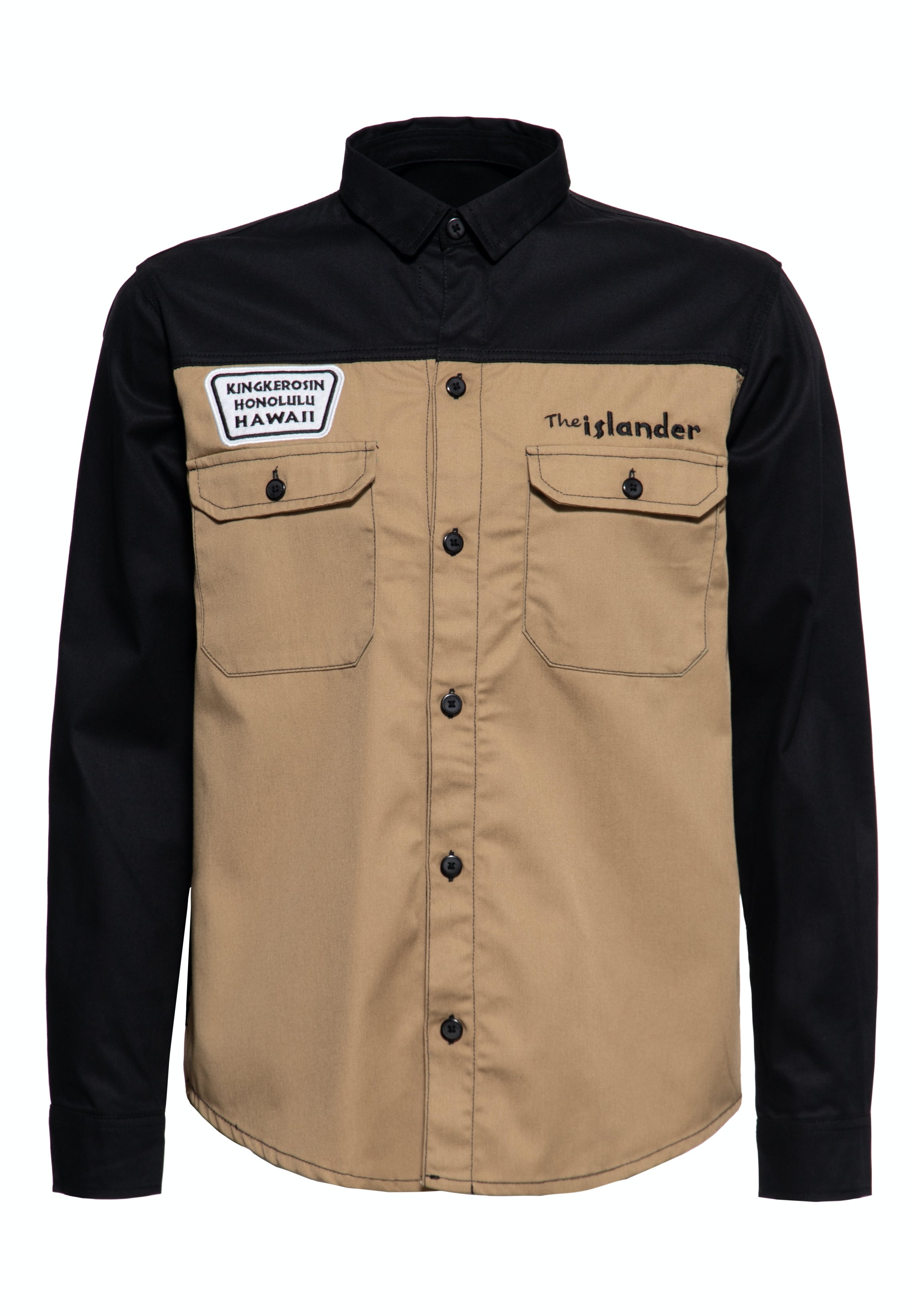 King Kerosin - Workwear Hemd Langarm «The Islander»