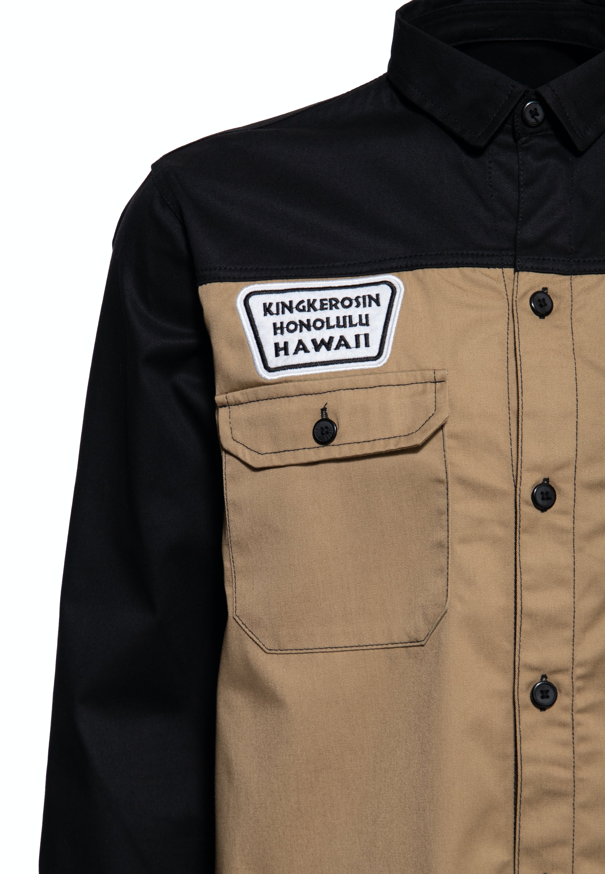 King Kerosin - Workwear Hemd Langarm «The Islander»
