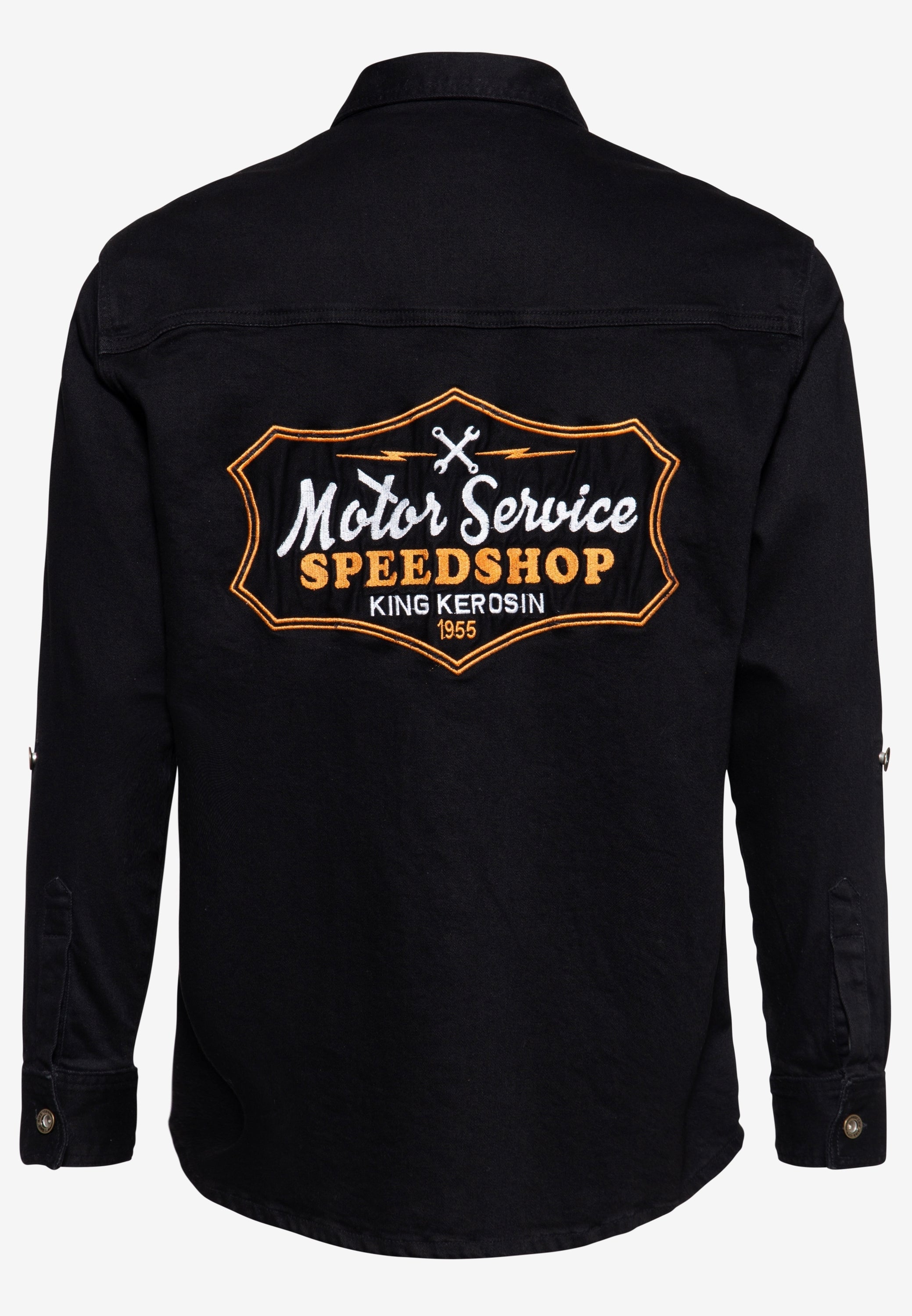 King Kerosin - Workwear Hemd «Motor Service Speedshop»