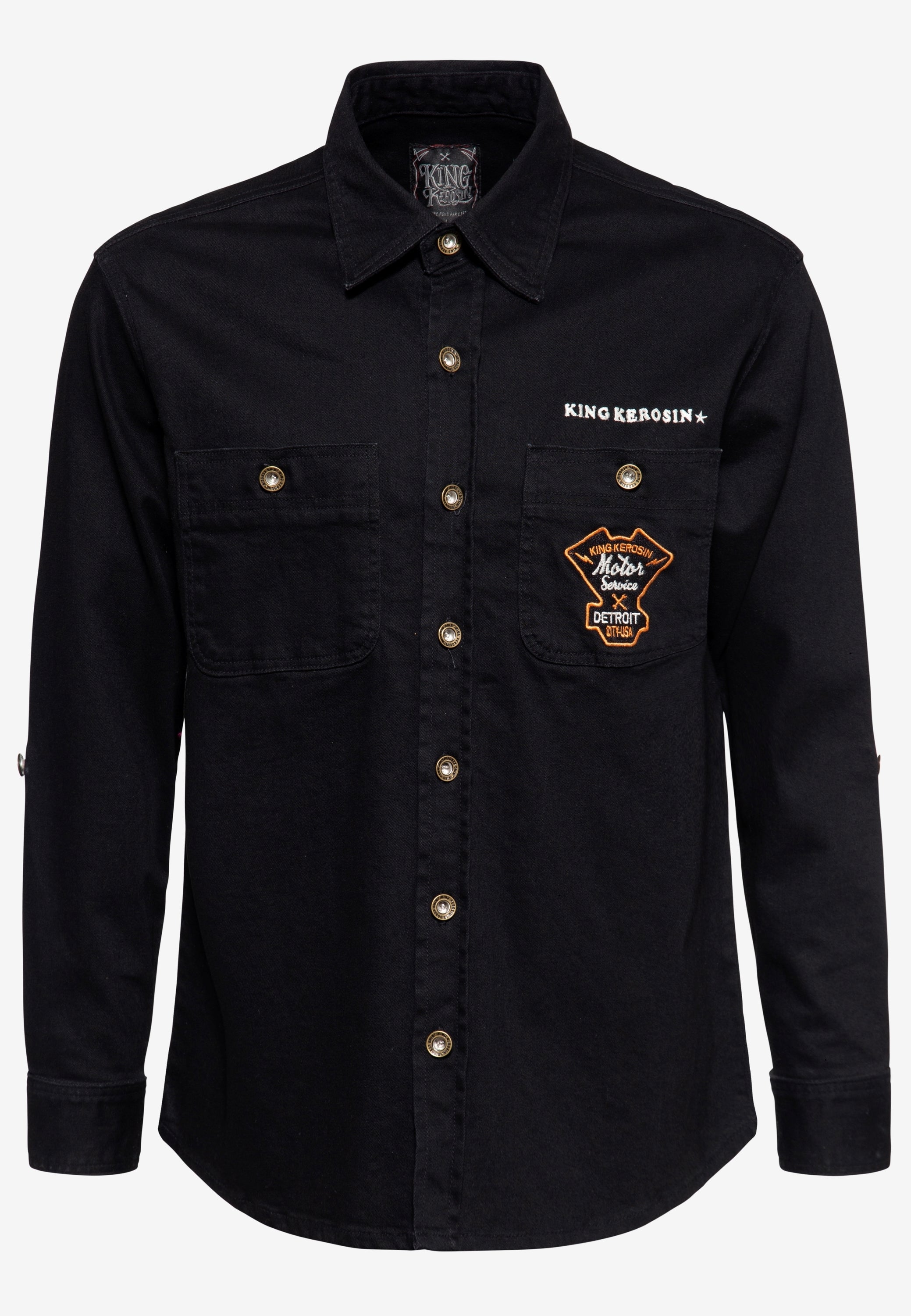 King Kerosin - Workwear Hemd «Motor Service Speedshop»