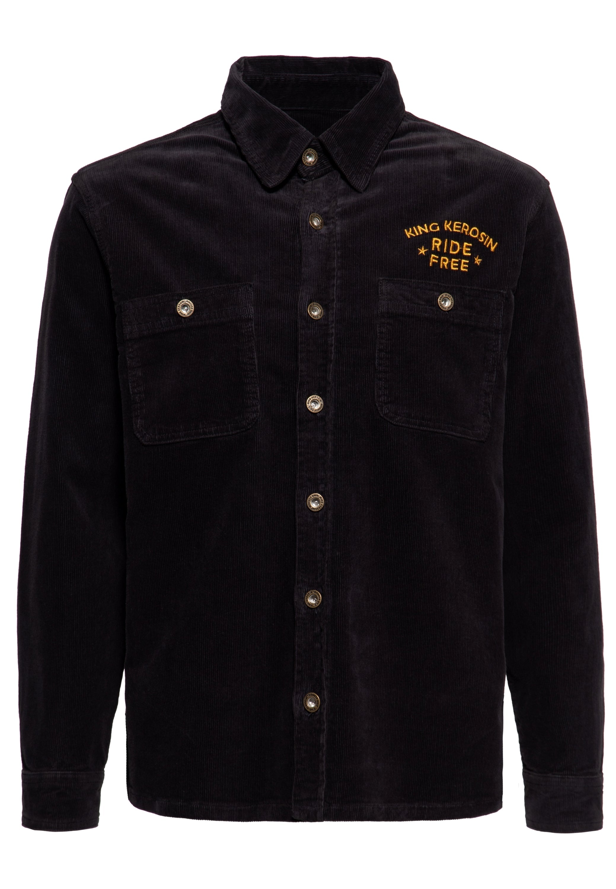 King Kerosin - Workwear Hemd «Ride Free Live Free»
