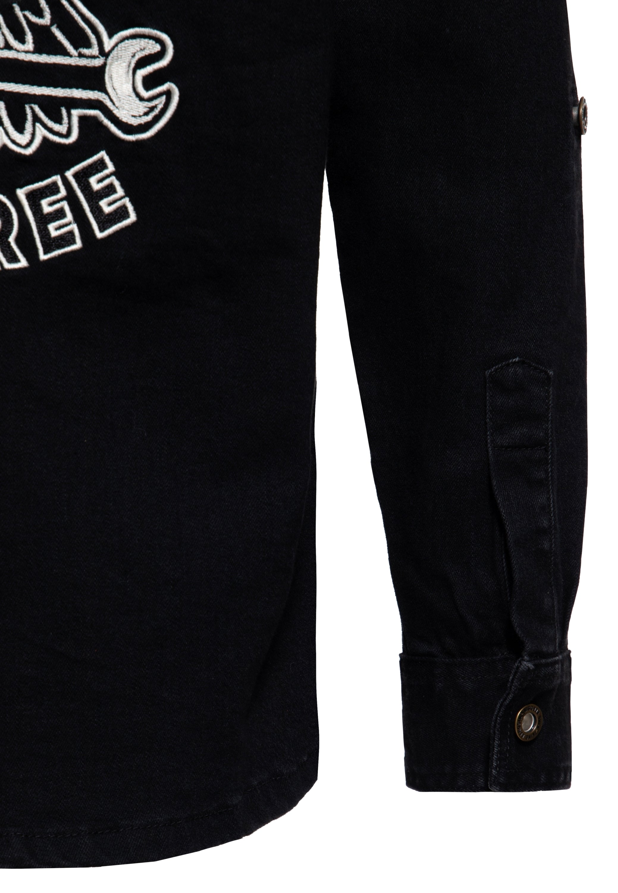 King Kerosin - Workwear Hemd «Ride Free Live Free»