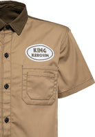 King Kerosin - Workwear Kurzarm Hemd «All You Need is Beer»