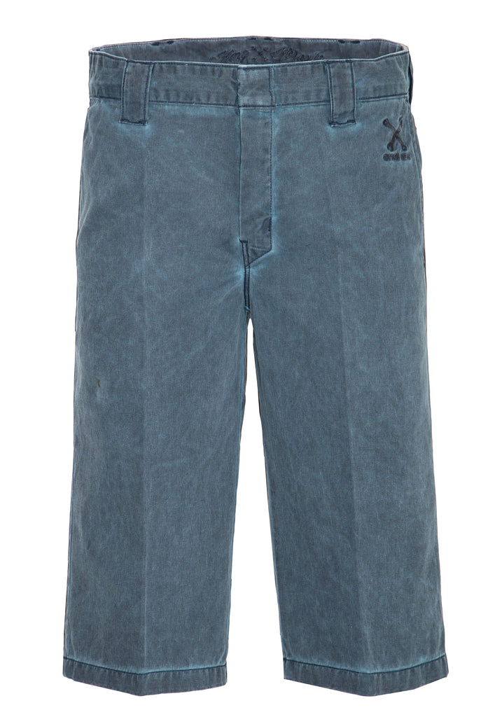 King Kerosin - Workwear Shorts in Oil-Washed Optik «Garage Wear»