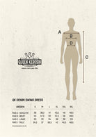 Queen Kerosin - Workwear Swing Kleid