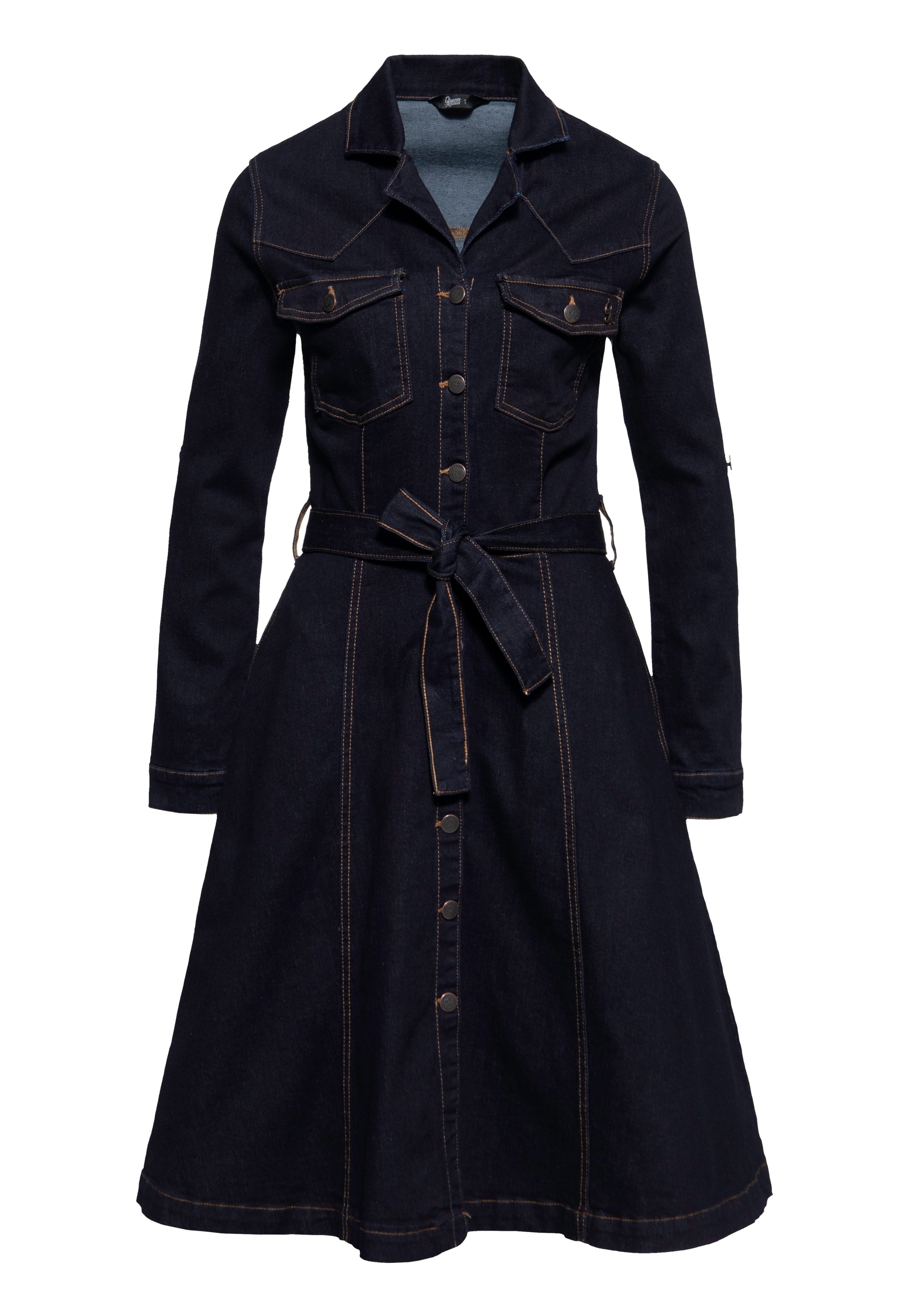 Queen Kerosin - Workwear Swing Kleid