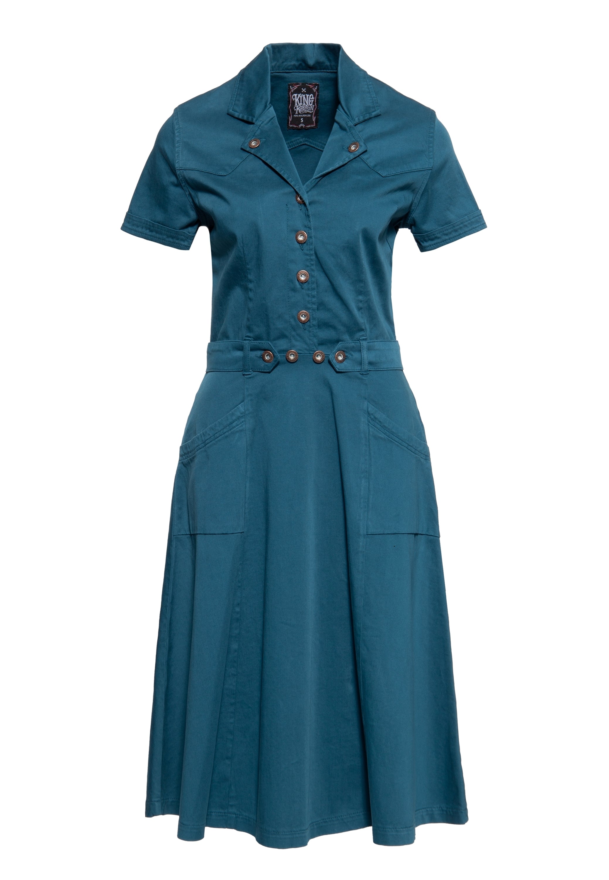 Queen Kerosin - Workwear Swingkleid