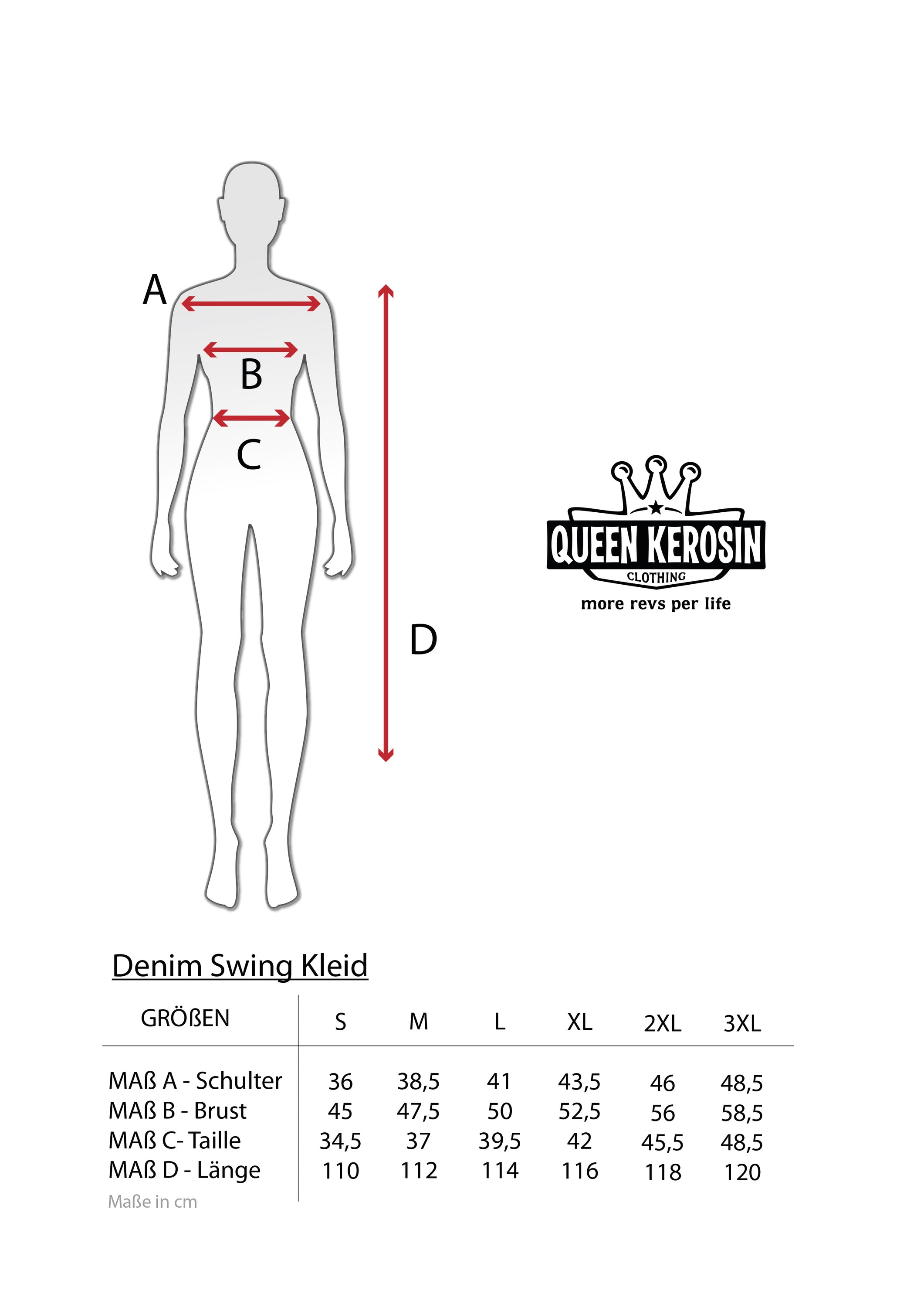 Workwear Swingkleid Kleider von Queen Kerosin