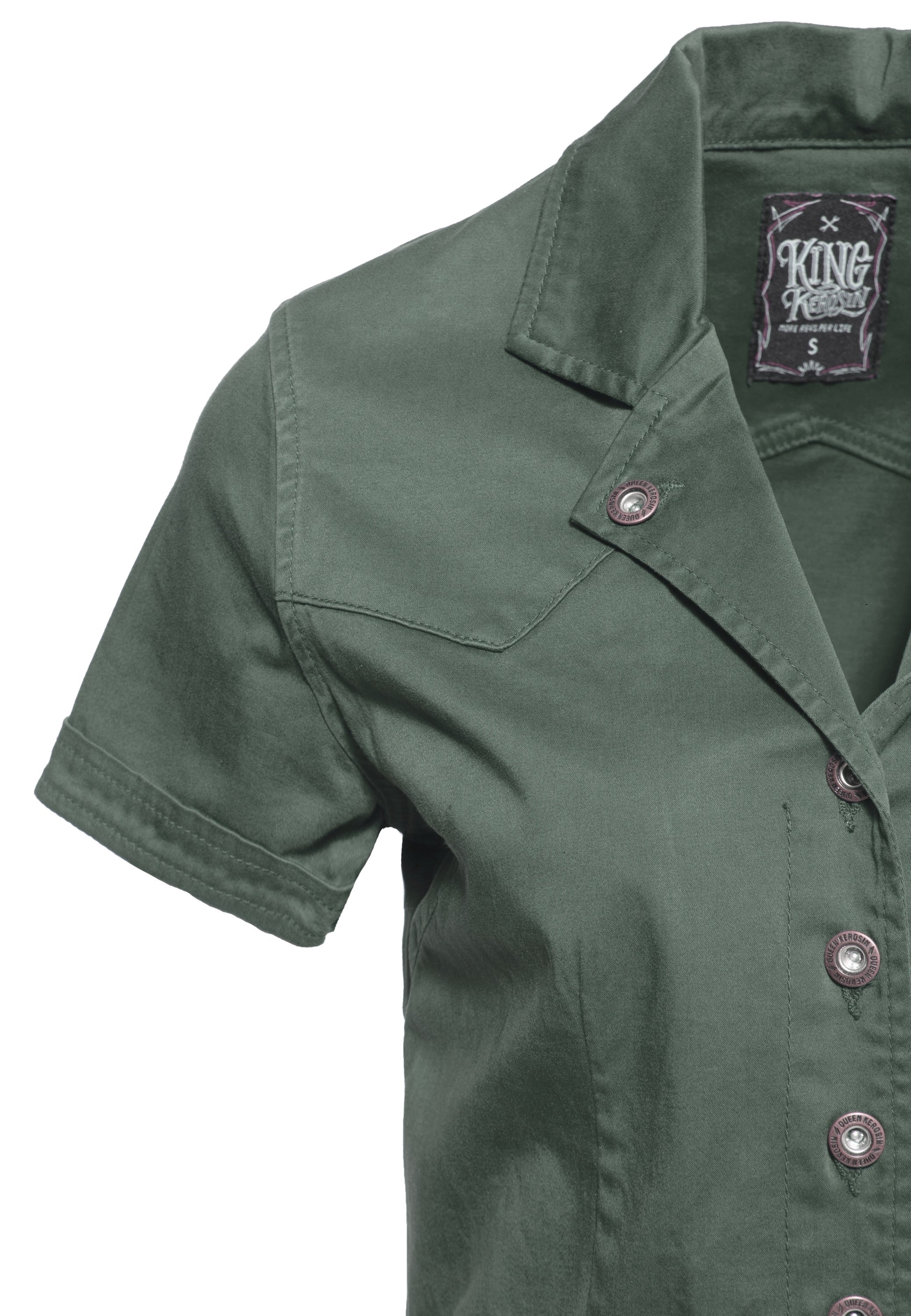 Queen Kerosin - Workwear Swingkleid