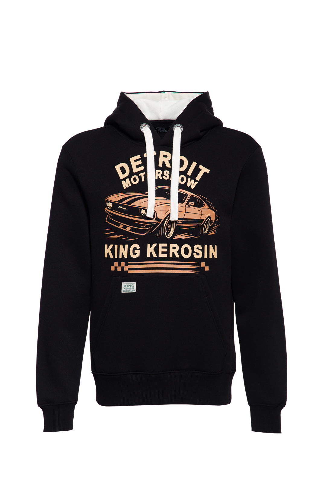 Herren Hoodie "Detroit Motorshow" in Black