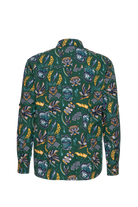 Herren Busines-Hemd "Tattoo Style" in Dark Green
