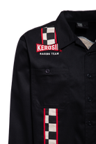 Herren Hemd Dragstrip "Racing team" in Black