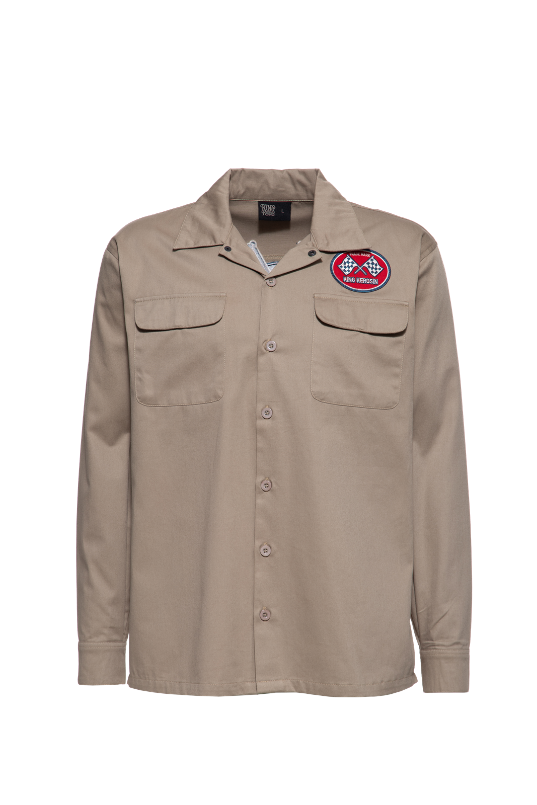 Herren Workwear Hemd "Adrenaline rush" in Khaki