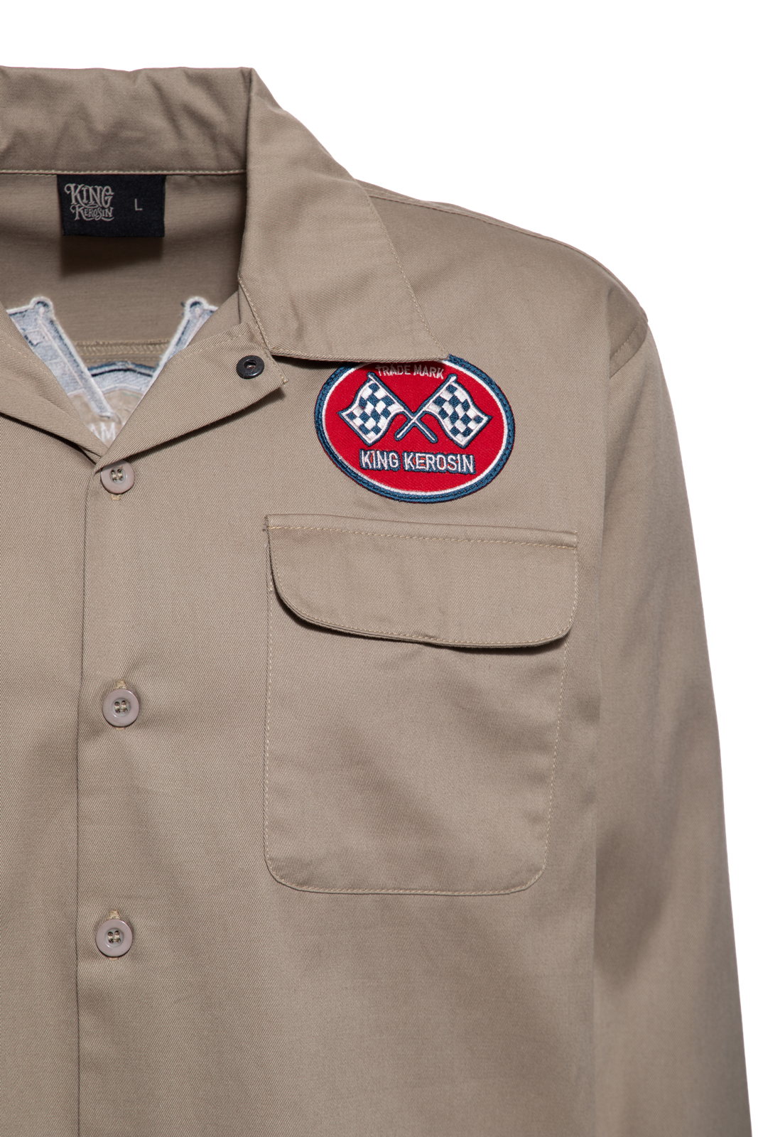 Herren Workwear Hemd "Adrenaline rush" in Khaki
