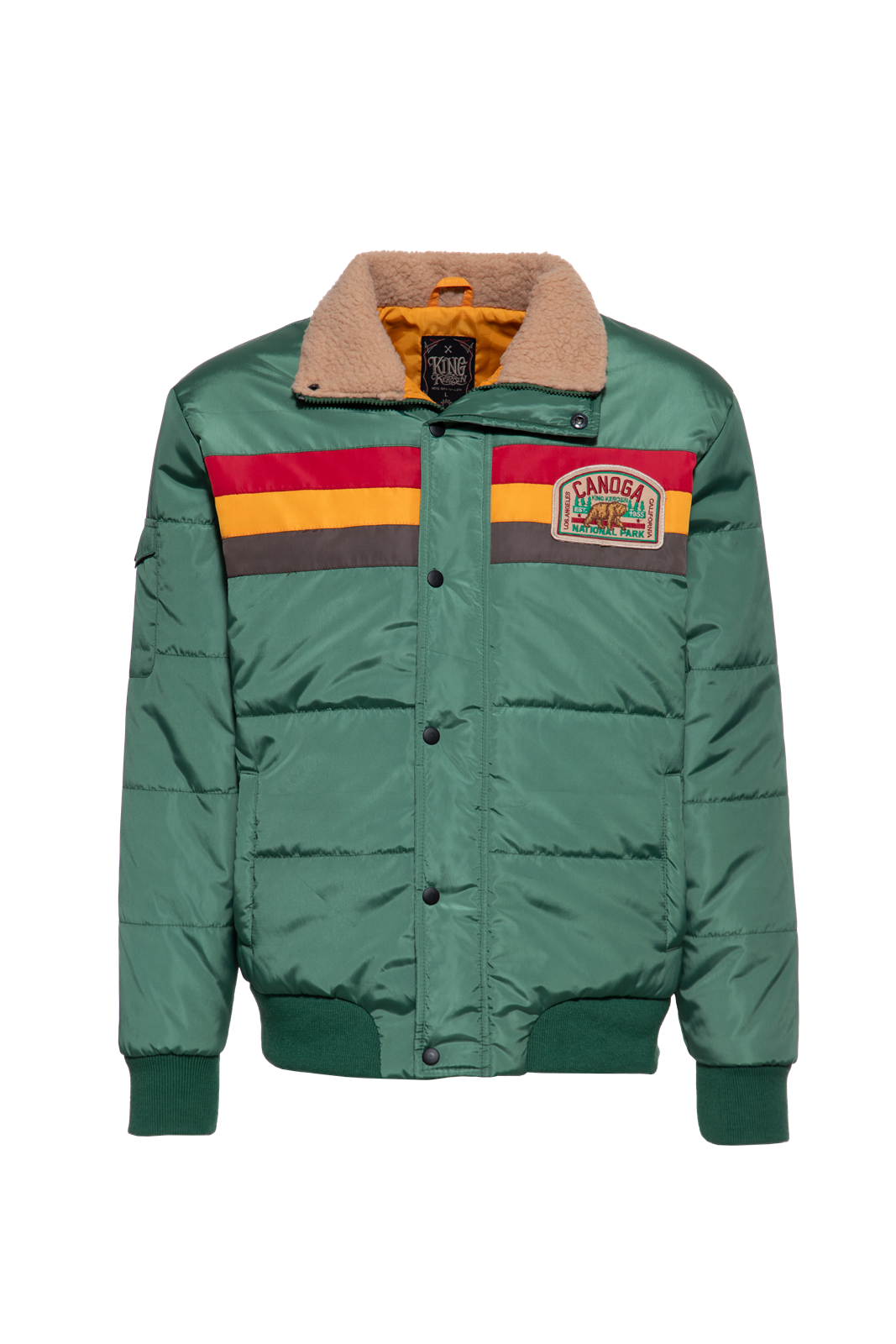 Herren Jacke "Canoga" in Dark Green