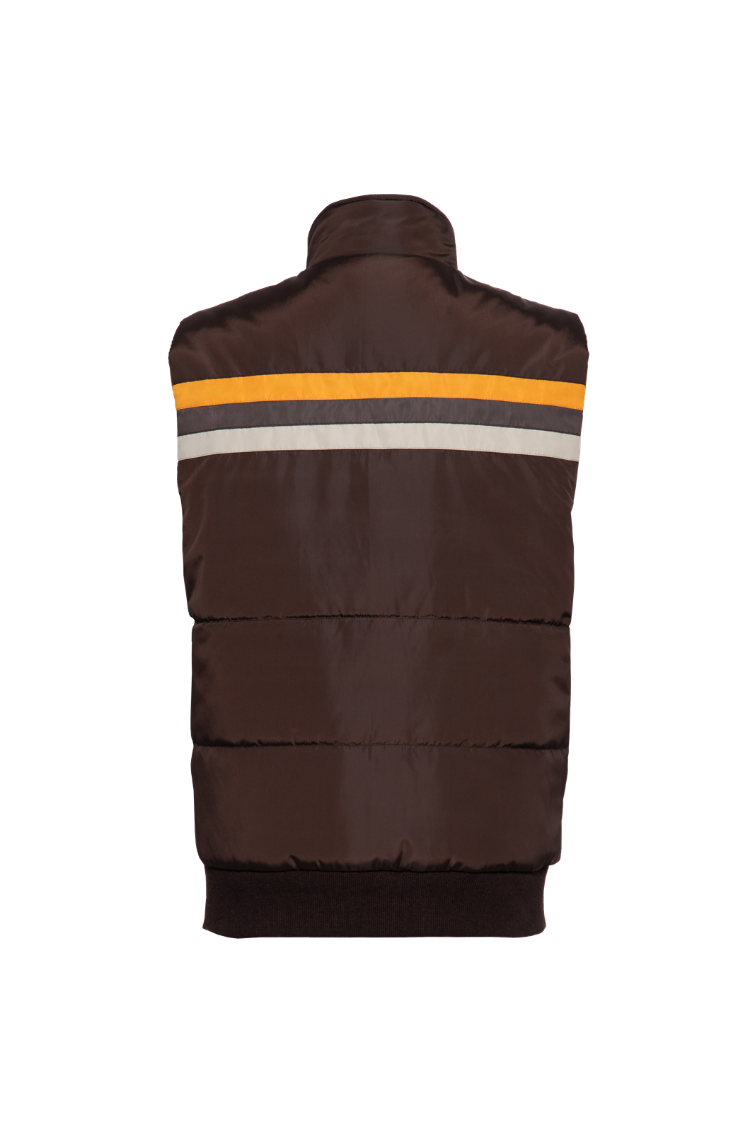 Herren Weste "with all due respect" in Brown