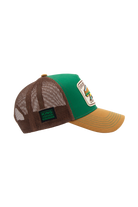Herren Trucker Cap "Explore the nature, California" in Brown