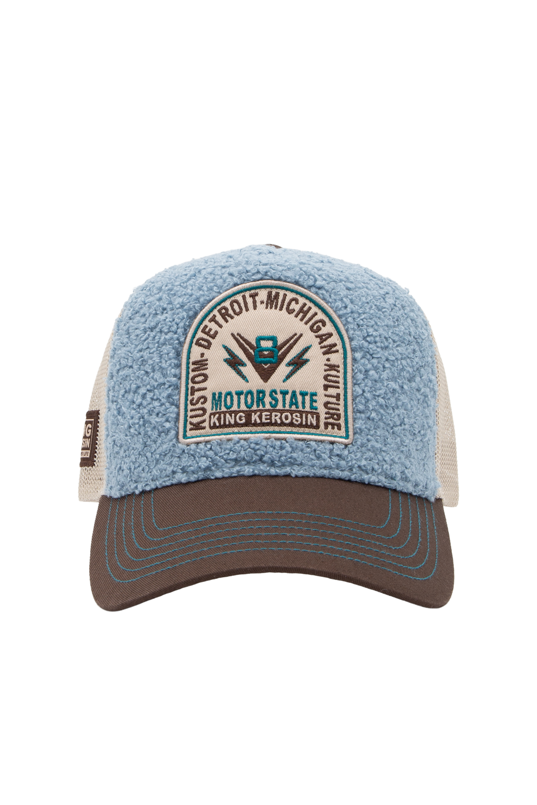 Herren Trucker Cap Teddy in Turquoise