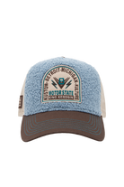 Herren Trucker Cap Teddy in Turquoise