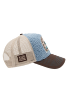 Herren Trucker Cap Teddy in Turquoise