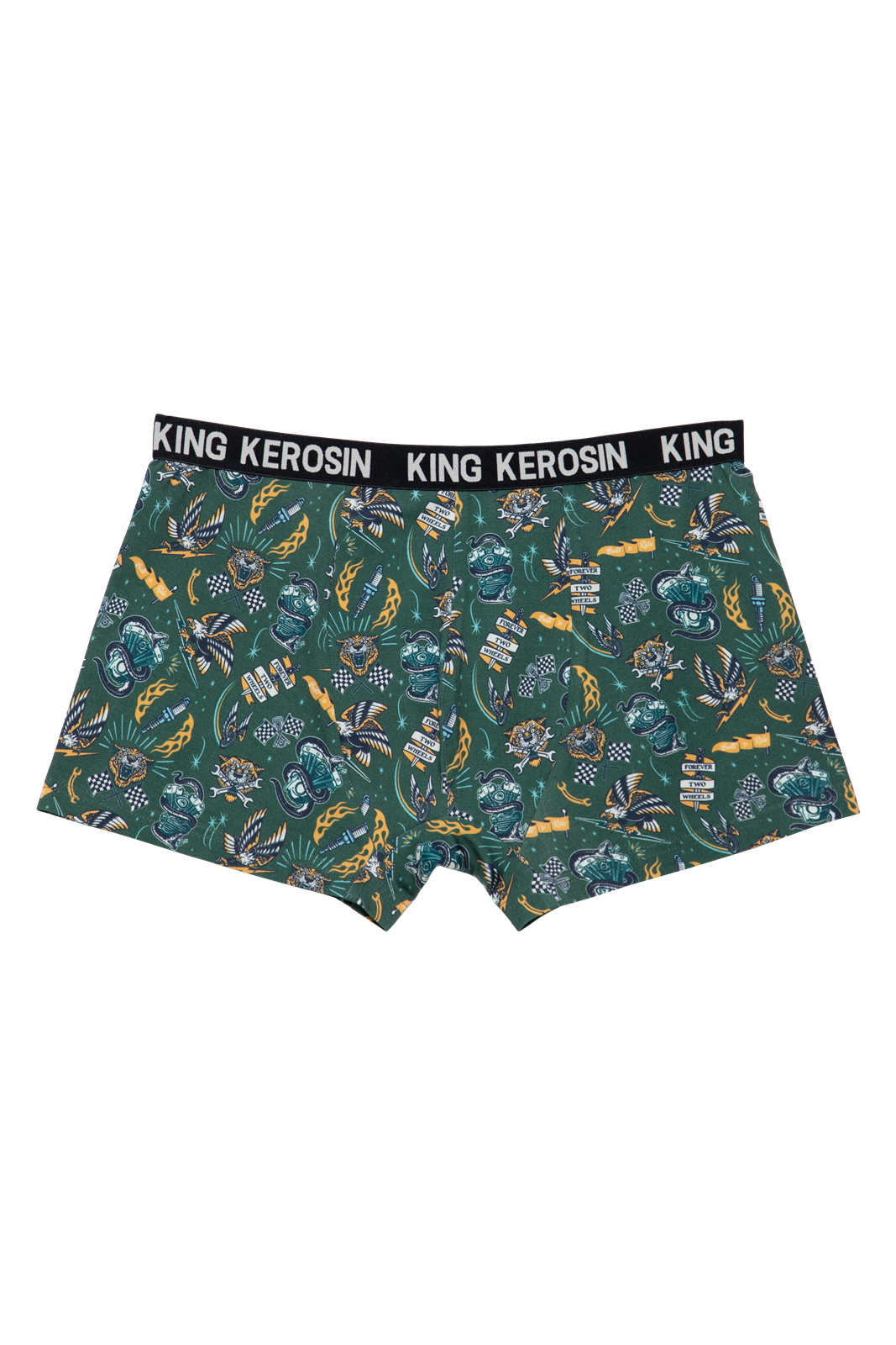 Herren Boxershorts "Tattoo Style" in Green